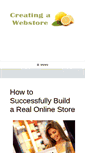 Mobile Screenshot of creatingawebstore.com